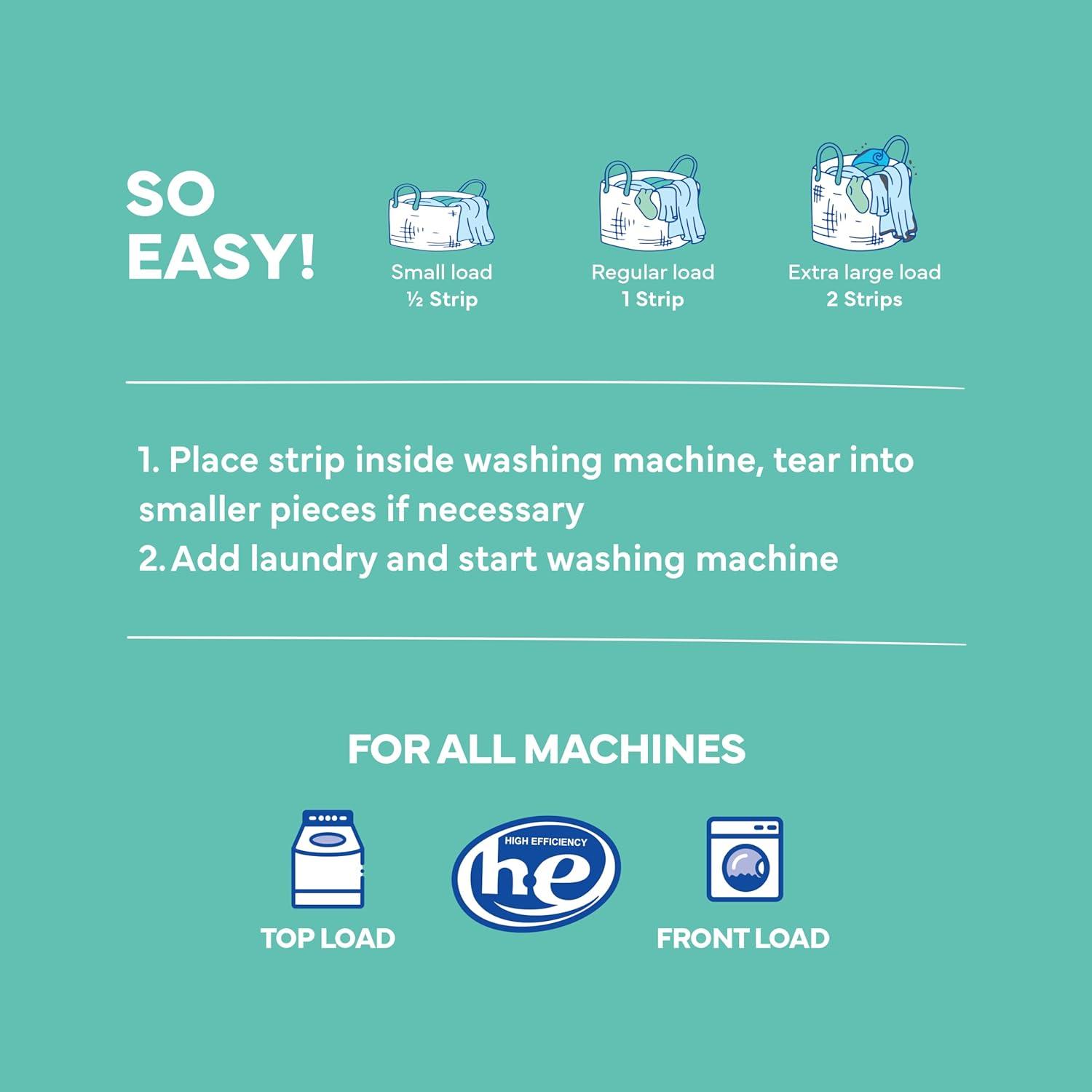 image:imageTru Earth Compact Dry Laundry Detergent Unscented Up to 64 Loads 32 Sheets Liquidless Detergent Travel Packaging May VaryFragranceFree