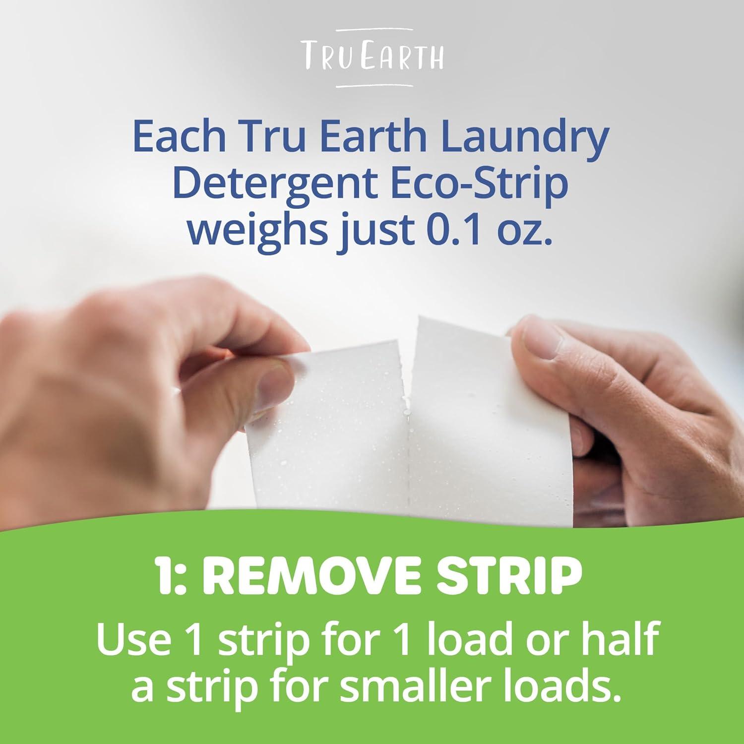 image:imageTru Earth Compact Dry Laundry Detergent Unscented Up to 64 Loads 32 Sheets Liquidless Detergent Travel Packaging May VaryFragranceFree