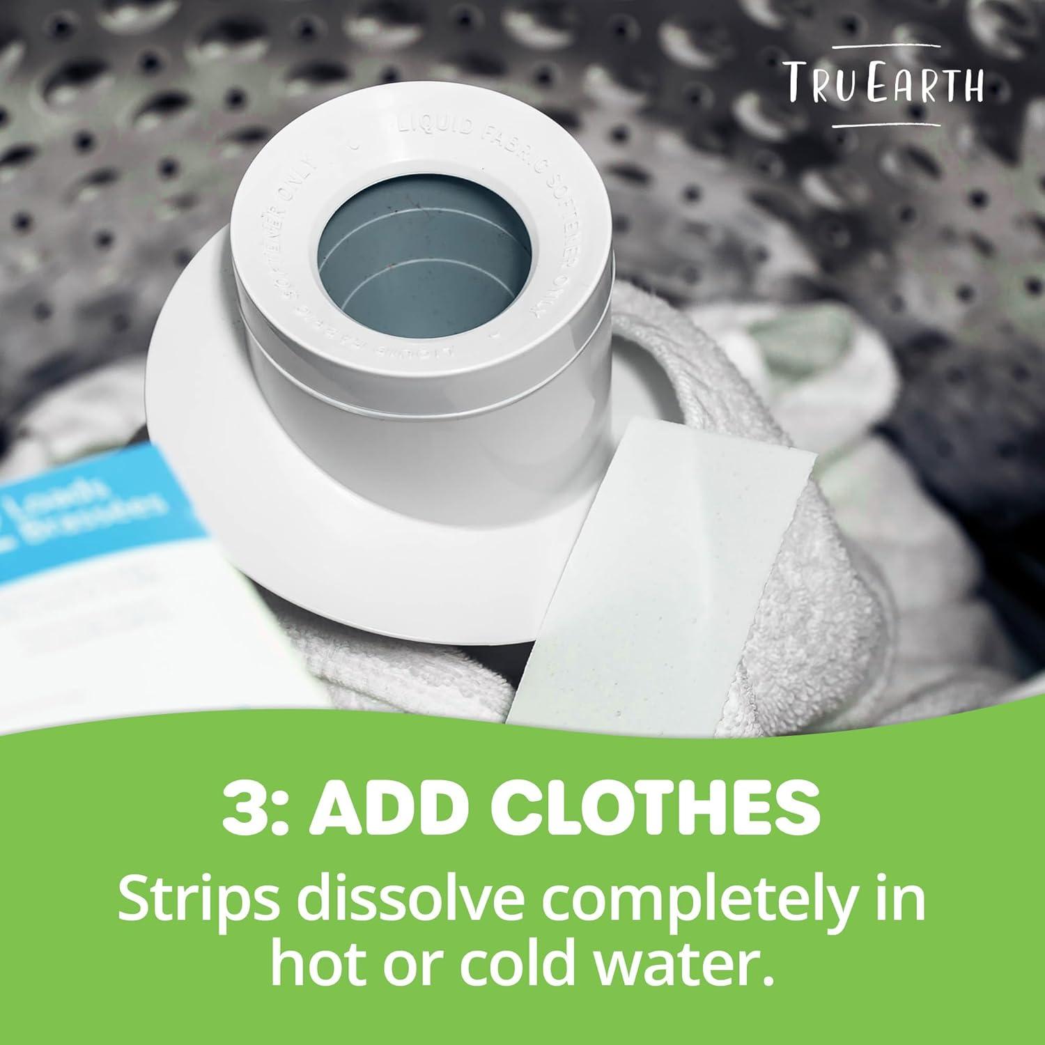 image:imageTru Earth Compact Dry Laundry Detergent Unscented Up to 64 Loads 32 Sheets Liquidless Detergent Travel Packaging May VaryFragranceFree