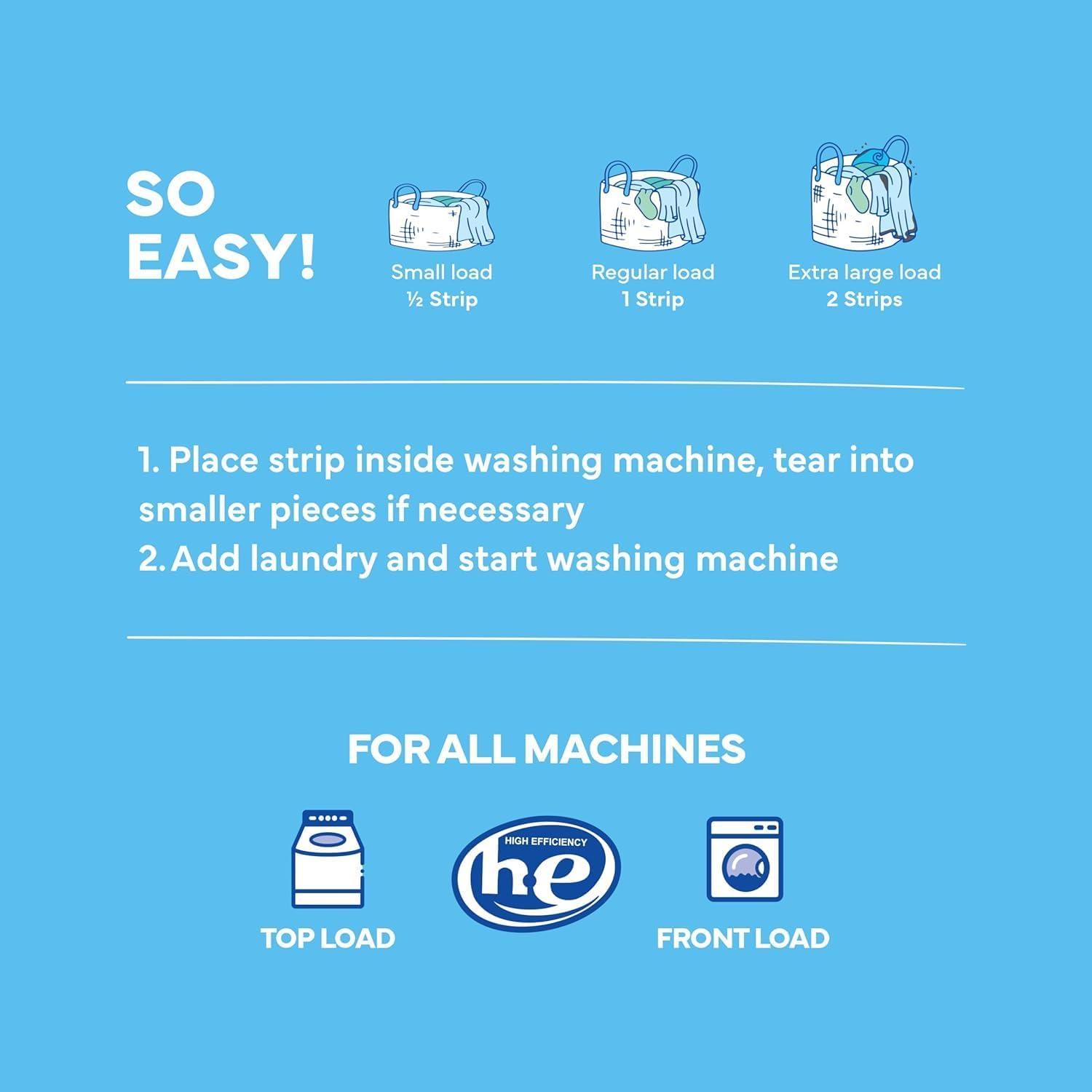 image:imageTru Earth Compact Dry Laundry Detergent Unscented Up to 64 Loads 32 Sheets Liquidless Detergent Travel Packaging May VaryFresh Linen