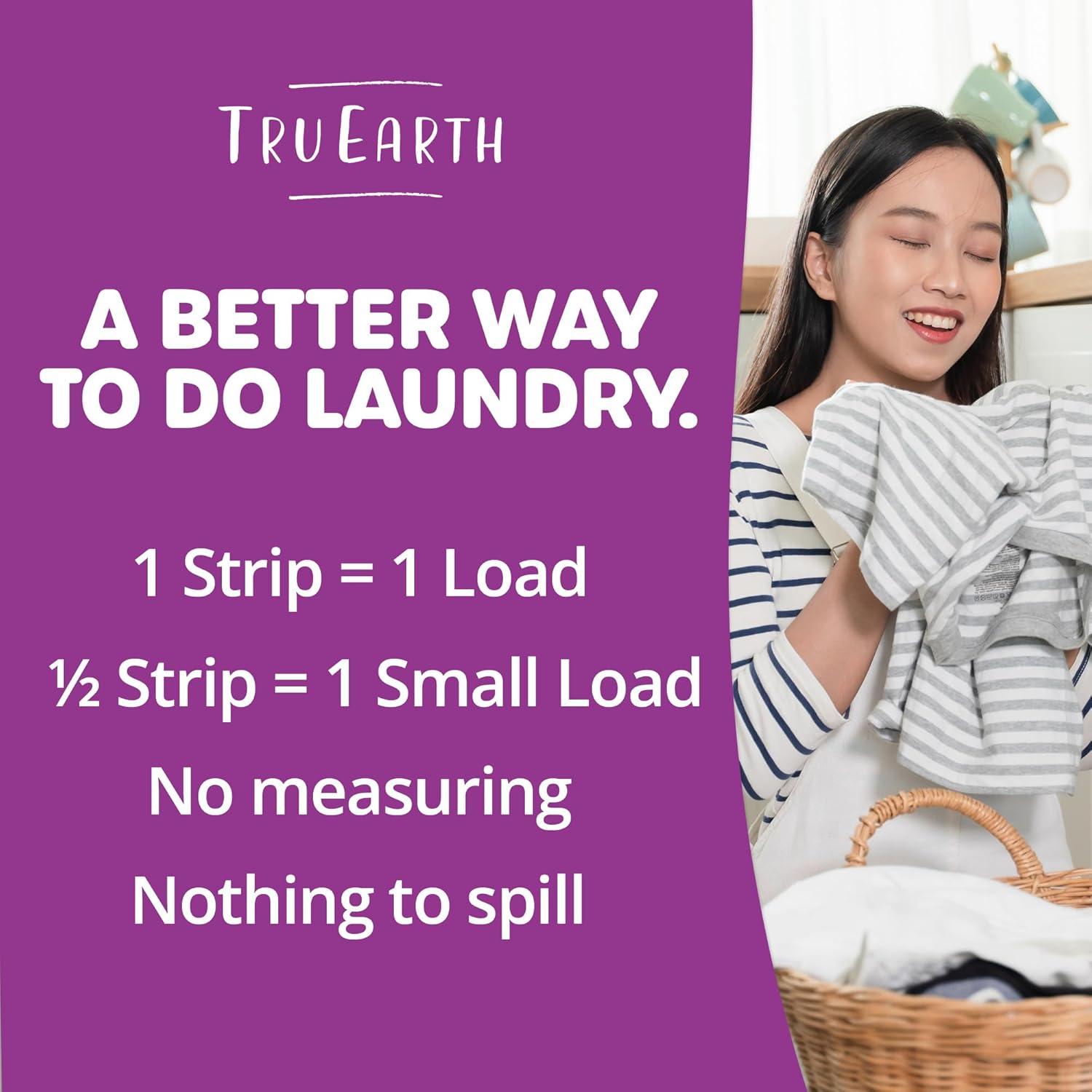 image:imageTru Earth Compact Dry Laundry Detergent Unscented Up to 64 Loads 32 Sheets Liquidless Detergent Travel Packaging May VaryLilac Breeze