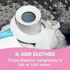 Tru Earth Compact Dry Laundry Detergent, Unscented – Up to 64 Loads (32 Sheets) | Liquidless Detergent, Travel | Packaging May Vary(Baby)