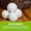 Tru Earth Wool Dryer Balls, Set of 4 XL 100% Wool Anti-Static Balls for Laundry, Reusable & All Natural(4)
