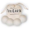 Tru Earth Wool Dryer Balls, Set of 4 XL 100% Wool Anti-Static Balls for Laundry, Reusable & All Natural(4)