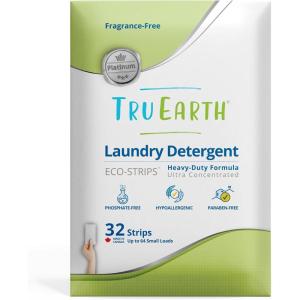 Tru Earth Platinum – Heavy Duty Laundry Detergent Sheets – Up to 768 Loads (384 Count, Fresh Linen Scent – Ultra-Concentrated – Eco-Friendly Laundry Sheets(Fragrance-Free – Platinum)