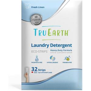 Tru Earth Platinum – Heavy Duty Laundry Detergent Sheets – Up to 768 Loads (384 Count, Fresh Linen Scent – Ultra-Concentrated – Eco-Friendly Laundry Sheets(Fresh Linen – Platinum)