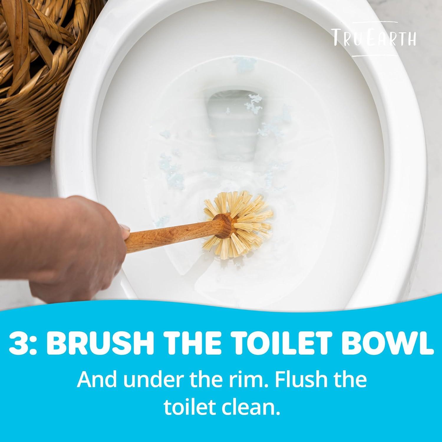 image:imageTru Earth Toilet Bowl Cleaner EcoStrips Plastic JugFree SepticSafe For Cleaning Easy to Use 48 Strips48 Count Pack of 1