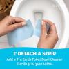 Tru Earth Toilet Bowl Cleaner Eco-Strips | Plastic Jug-Free, Septic-Safe For Cleaning | Easy to Use | 48 Strips(48 Count (Pack of 1))