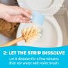 Tru Earth Toilet Bowl Cleaner Eco-Strips | Plastic Jug-Free, Septic-Safe For Cleaning | Easy to Use | 48 Strips(48 Count (Pack of 1))